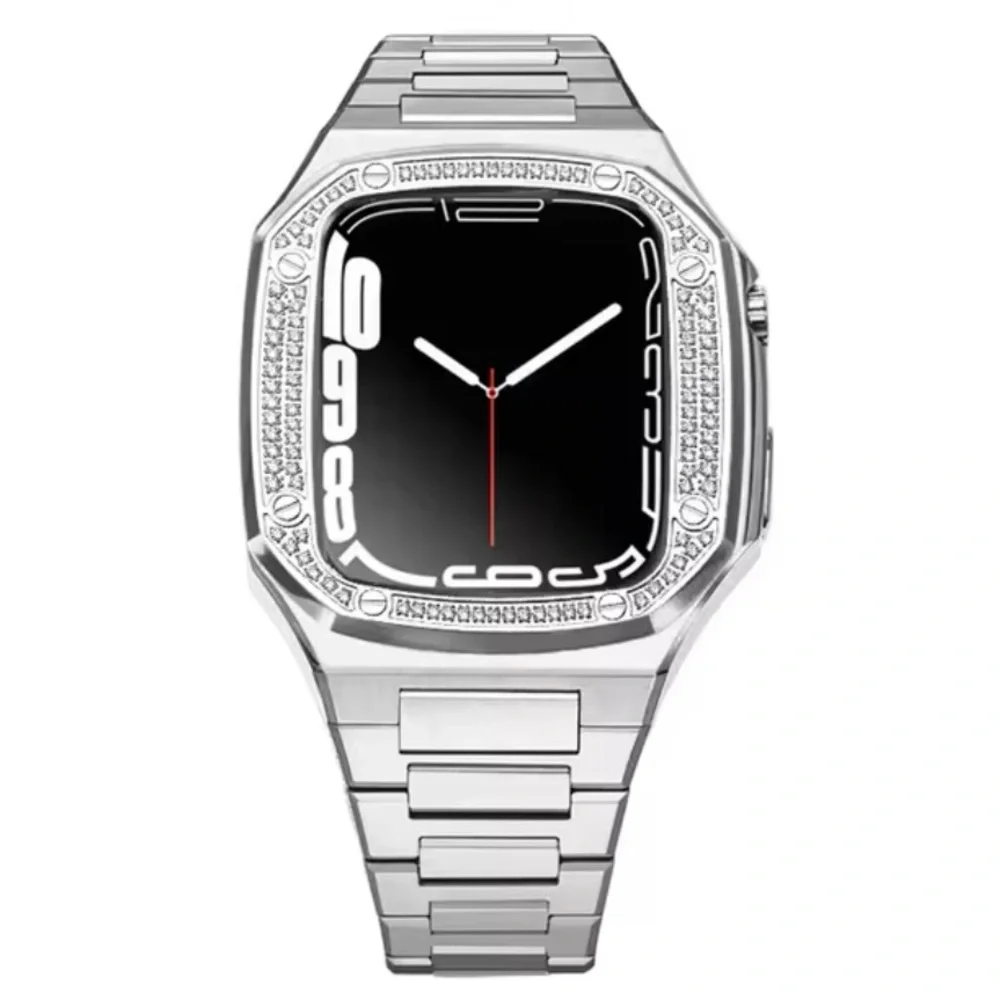 Stainless steel Apple Watch 44 mm case